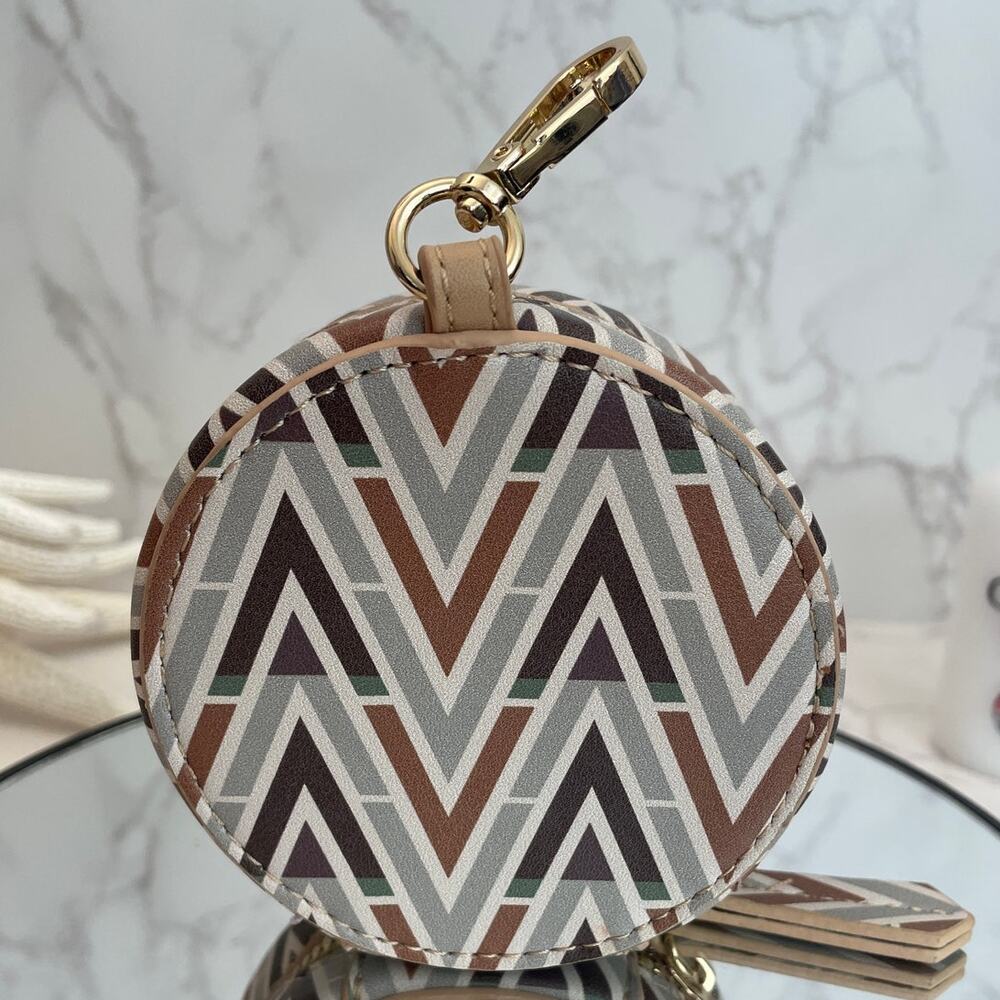 MARIO VALENTINO S.p.A. Vegan Leather Coin Pouch / Bag Charm EUC